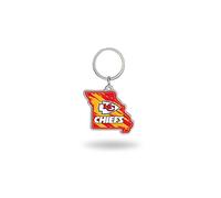 Rico Industries NFL Football Kansas City Chiefs State Shape Schlüsselanhänger