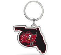 Rico Industries NFL Football Tampa Bay Buccaneers State Shape Schlüsselanhänger 3,50 x 1,50