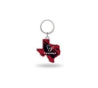 Rico Industries NFL Houston Texans State Shape Schlüsselanhänger 5,1 x 7,6 cm