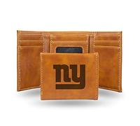 Rico Industries NFL Laser Engraved Trifold Wallet, New York Giants