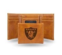 Rico Industries NFL Laser Engraved Trifold Wallet, Oakland Raiders