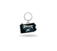 Rico Industries NFL Philadelphia Eagles State Shape Schlüsselanhänger, 5,1 x 7,6 cm