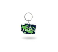 Rico Industries NFL Seattle Seahawks State Shape Schlüsselanhänger, 5,1 x 7,6 cm
