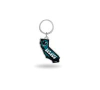 Rico Industries NHL Hockey San Jose Sharks State Shape Schlüsselanhänger