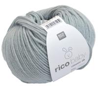 Rico Wolle Baby Classic dk | Babywolle weich und pflegeleicht zum Stricken oder Häkeln | 50% Polyamid, 50% Polyacryl | 50g 165m Nadelstärke 3,5-4 mm (042 smokey blue)