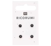 Ricorumi Black Button Eyes 5mm