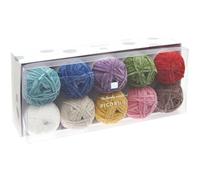 Rico Design Ricorumi-Set 10er „Nilli Nilli rainbow“ Farben: 001,021,004,008,023,017,013,012,019,009