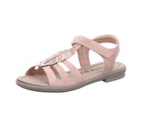 RICOSTA Mädchen Riemchensandalen Amelie, Kinder Sandalen, Weite: MITTEL, Sandaletten, Sommersandalen, bequem, flach, Sommerschuhe, Nude (610), 35 EU