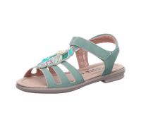 RICOSTA Mädchen Riemchensandalen Amelie, Kinder Sandalen, Weite: Mittel, flach, Sommerschuhe, Freizeitschuhe, offene Schuhe, eukalyptus (530), 34 EU