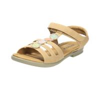 RICOSTA Mädchen Riemchensandalen ANA, Kinder Sandalen, Weite: MITTEL, offene Schuhe, Strandschuhe, Sandaletten, Sommersandalen, flach, beige (620), 34 EU