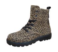 Schnürstiefelette RICOSTA "Ricosta Stiefelette Lederimitat", Mädchen, Gr. 30, leopard, Lederimitat, Schuhe Schnürstiefelette (22436443-30) leopard