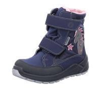 RICOSTA Kinder Stiefel Annika, Weite: Mittel (WMS),wasserfest,Blinklicht, Maedchen Kinderschuhe toben Spielen,Nautic/Marine,28 EU / 10 Child UK