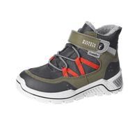 RICOSTA Jungen Stiefel AREX, Kinder Boots, Weite: Weit, lose Einlage, Sympatex, Klettstiefel, Booties, wasserdicht, Oliv/Carbon (580), 35 EU