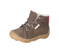 RICOSTA Baby Jungen Lauflernschuhe Denny,Kinder Boots,WMS:Weit,CareTEX,terracare,Barfuß-Schuh,schnürschuhe,schnürer,Lammwolle,Army (590),20 EU