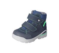 RICOSTA Baby Jungen Lauflernschuhe Finn,Kinder Boots,WMS:Mittel,lose Einlage,Sympatex,Klettstiefel,Booties,wasserdicht,Nautic (170),20 EU