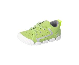 RICOSTA Baby Jungen Low-Top Sneaker Buzz,Kinder Lauflernschuhe,waschbar,vegan,schnürschuhe,schnürer,Halbschuhe,Lime/Neongelb (780),23 EU