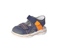 RICOSTA Baby Jungen Sandalen Dobby,Kinder Lauflernschuhe,WMS:Mittel,waschbar,Sommerschuhe,Freizeitschuhe,offene Schuhe,Nautic/Ozean (171),20 EU