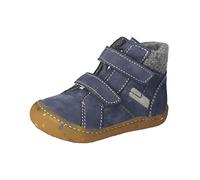 RICOSTA Baby Jungen Stiefel CAMO,Kinder Lauflernschuhe,lose Einlage,RICOSTAcare,Klettstiefel,Booties,Leder,Nautic (170),22 EU