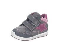 RICOSTA Baby Mädchen Lauflernschuhe Kimi,Kinder Boots,WMS:Mittel,lose Einlage,Sympatex,Klettstiefel,Booties,wasserdicht,Asphalt/Merlot (490),23 EU