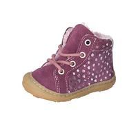 RICOSTA Baby Mädchen Stiefel GEORGINA,Kinder Lauflernschuhe,WMS:Mittel,lose Einlage,schnürstiefel,booties,leder,merlot (380),22 EU