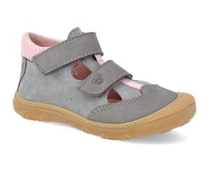 Ricosta Barfußsandalen - Pepino Ebi Graphit Rosa M grau 21