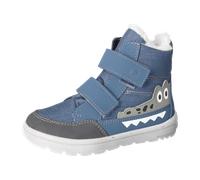 Stiefelette RICOSTA "Ricosta Stiefelette Lederimitat/Textil", Kinder, Gr. 32, bunt (blau, grau), Lederimitat, Textil, casual, Schuhe (68769958-32) blau, grau