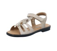RICOSTA Mädchen Riemchensandalen Amelie, Kinder Sandalen, Weite: MITTEL, offene Schuhe, Strandschuhe, Sandaletten, Sommersandalen, Bronce (660), 34 EU