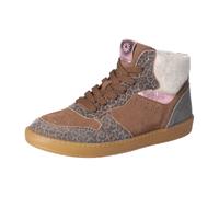 Sneaker RICOSTA "Ricosta Sneaker Veloursleder/Textil", Mädchen, Gr. 35, kastanie, Textil, Veloursleder, Schuhe Sneaker (61669115-35) kastanie