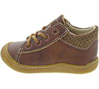 RICOSTA Jungen Low-Top Sneaker Caius, Kinder Lauflernschuhe, lose Einlage, straßenschuhe, Strassenschuhe, Sportschuhe, nugat/Kastanie (270), 28 EU