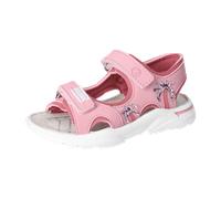 RICOSTA Mädchen Riemchensandalen Carmi, Kinder Sandalen, waschbar, Sommerschuhe, Freizeitschuhe, offene Schuhe, Mallow/Rosewood (330), 30 EU