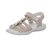 RICOSTA Mädchen Riemchensandalen Cleo, Kinder Sandalen, Weite: MITTEL, Strandschuhe, Sandaletten, Sommersandalen, bequem, flach, Nude (310), 33 EU