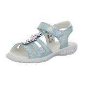 RICOSTA Mädchen Riemchensandalen Cleo, Kinder Sandalen, Weite: MITTEL, Sommersandalen, bequem, Sommerschuhe, Freizeitschuhe, Jade (520), 33 EU