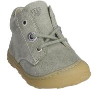 RICOSTA Mädchen und Jungen Stiefel CORY, Kinder Lauflernschuhe, Weite: Weit, lose Einlage, terracare, schnürstiefel, Booties, eukalyptus (530), 24 EU