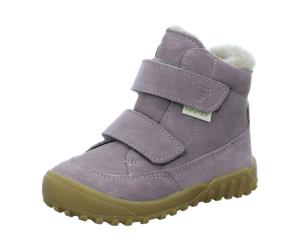 Ricosta Domi 3300103310 Hellrosa - Stiefel mit Futter - Kinderschuhe Gefütterte Kinderstiefel Gr. 18 - 42, Mehrfarbig, leder (velour) für Kinder, lila, Größe 22 EU