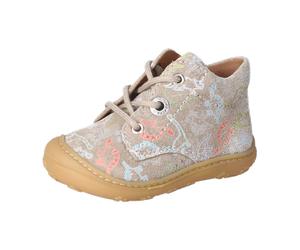 Ricosta Dots 1200502650 Tundra (Beige) - Halbschuh Schnürschuh für Jungen Baby - Kinderschuhe Lauflernschuhe Gr. 18 - 26, Beige, leder (dino) für Kinder, beige, Größe 20 EU