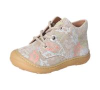 Ricosta Dots 1200502650 Tundra (Beige) - Halbschuh Schnürschuh für Jungen Baby - Kinderschuhe Lauflernschuhe Gr. 18 - 26, Beige, leder (dino) für Kinder, beige, Gr. 23 EU