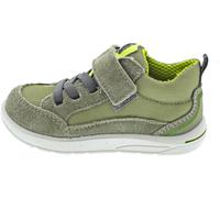 RICOSTA Jungen Low-Top Sneaker EBBO, Kinder Lauflernschuhe, Weite: MITTEL, lose Einlage, Klettstiefel, Booties, eukalyptus (530), 27 EU