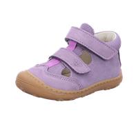 Lauflernschuh PEPINO BY RICOSTA "Ebi WMS: mittel", Baby, Gr. 24, misty, Leder, Textil, Schuhe Lauflernschuh, Klettschuh, Lederinnensohle, Größenschablone zum Download (30856754-24) misty