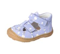 Lauflernschuh PEPINO BY RICOSTA "Eni WMS: mittel", Kinder, Gr. 20, lila (fliederfarben), Veloursleder, geblümt, casual, Schuhe, Sommerschuh, Print, WMS-System, Leder, Größenschablone zum Download (870