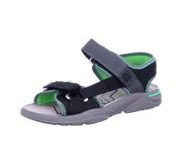 RICOSTA Jungen Sandalen Fernando, Kinder Sommerschuhe, Freizeitschuhe, offene Schuhe, Strandschuhe, Outdoorsandalen, Klettverschluss, schwarz (090), 30 EU