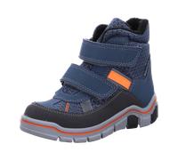 RICOSTA Jungen Stiefel Gabris, Kinder Boots, Weite: Mittel, lose Einlage, Sympatex, Klettstiefel, Booties, wasserdicht, Pavone/Jeans (130), 31 EU