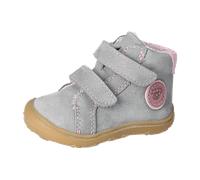 RICOSTA Mädchen Stiefel GEDO, Kinder Lauflernschuhe, Weite: Mittel, lose Einlage, terracare, Klettstiefel, Booties, Leder, Graphit/rosa (450), 23 EU