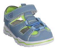 RICOSTA Jungen Sandalen Gery, Kinder Lauflernschuhe, Weite: MITTEL, waschbar, Freizeitschuhe, offene Schuhe, Strandschuhe, Pavone/Acido (141), 24 EU