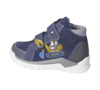 RICOSTA Jungen Stiefel BO,Kinder Boots,WMS:Mittel,lose Einlage,RicostaTEX,Blinklicht,wasserdicht,klettstiefel,booties,nautic (170),33 EU