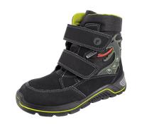 RICOSTA Jungen Stiefel GRISU, Kinder Boots, Weite: Weit, lose Einlage, Sympatex, Blinklicht, wasserdicht, Klettstiefel, Booties, schwarz (090), 27 EU