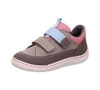 RICOSTA Mädchen Kletthalbschuhe JACO, Kinder Halbschuhe, Weite: MITTEL, RicostaTEX, Barfuß-Schuh,vegan, Graphit/hellgrau/rosa (450), 27 EU