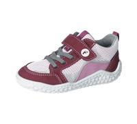 RICOSTA Mädchen Kletthalbschuhe Jayden, Kinder Halbschuhe, Weite: MITTEL, Barfuß-Schuh,vegan, Klettschuhe, Sportschuhe, Flieder/Merlot (380), 28 EU
