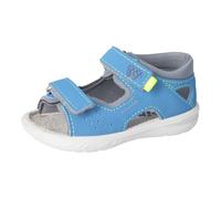 RICOSTA Jungen Badesandalen MANTU, Kinder Lauflernschuhe, Weite: MITTEL, waschbar, Strandschuhe, Outdoorsandalen, Badeschuhe, Adriatic/grau (140), 24 EU