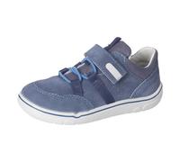 RICOSTA Jungen Kletthalbschuhe Elio, Kinder Halbschuhe, Weite: Mittel, Barfuß-Schuh, Freizeitschuhe, Klettverschluss, Sneaker, Reef/Nautic (140), 27 EU