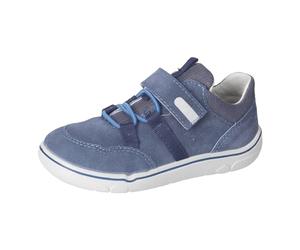 RICOSTA Jungen Kletthalbschuhe Elio, Kinder Halbschuhe, Weite: Mittel, Barfuß-Schuh, Freizeitschuhe, Klettverschluss, Sneaker, Reef/Nautic (140), 27 EU